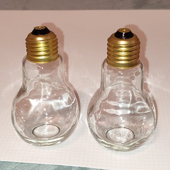 Set of 2 PCS Lamps Lightbulb shaped need wick oil lamp vintage Academia Style - Picture 1 of 5